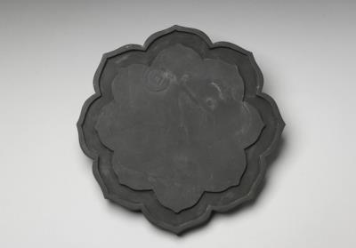 图片[3]-Inkstone in imitation a floral mirror from the Tang dynasty, Qing dynasty (1644-1911)-China Archive